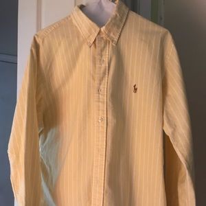 Men’s Large Custom Fit Ralph Lauren Polo L/S shirt
